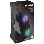 Hama Pipe 3.0, Bluetooth reproduktor, vode odolný podľa IPX5, 24 W, 10 svetelných režimov, čierny