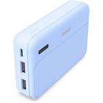 Hama Pocket 10, powerbanka 10000 mAh, 2,1 A, výstup: 2x USB-A, modrá