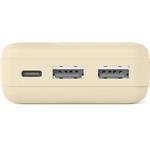 Hama Pocket 10, powerbanka 10000 mAh, 2,1 A, výstup: 2x USB-A, piesková