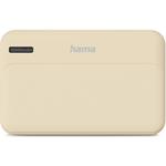 Hama Pocket 10, powerbanka 10000 mAh, 2,1 A, výstup: 2x USB-A, piesková
