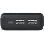 Hama Pocket 20, powerbanka 20000 mAh, 2,1 A, výstup: 2x USB-A, čierna