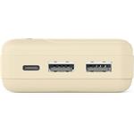 Hama Pocket 20, powerbanka 20000 mAh, 2,1 A, výstup: 2x USB-A, piesková