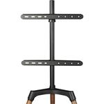 Hama podlahový TV stojan Real Wood, 400x400, drevo