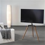 Hama podlahový TV stojan Real Wood, 400x400, drevo