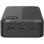 Hama powerbanka 20000 mAh, 3 A, 15 W, výstup: 2x USB-C, 1x USB-A, LED displej