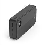 Hama powerbanka 20000 mAh, 3 A, 15 W, výstup: 2x USB-C, 1x USB-A, LED displej