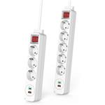 Hama predlžovací prívod, 3x zásuvka schuko, USB-C PD/USB-A QC 18 W, 1,4 m