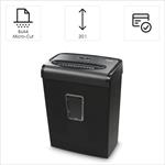 Hama Premium M8+, skartovačka, micro rez, 8 listov, stupeň utajenia P5, 20 l