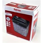 Hama Premium X6, skartovačka, krížový rez, kovový kôš, čierna