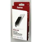 Hama prijímač indukčného nabíjania, pre mobily, USB typ C, 800 mA