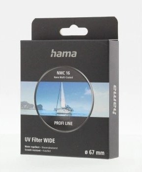 Hama Profi Line Filtro UV Nano 49mm – Vetro Nero Ultra Sottile Per Obiettivo Fotocamera – Protezione Da Graffi E Polvere