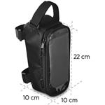 Hama puzdro na rám bicykla, priehľadná dotyková fólia, priečinok na mobil a drobnosti