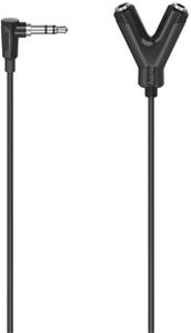 Hama redukcia jack 3,5 mm rozdvojka, 20 cm