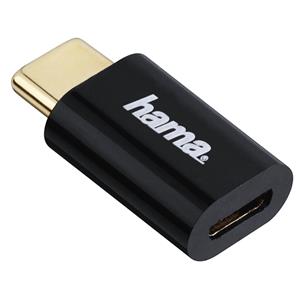Hama redukcia USB-C 2.0 typ C vidlica - micro B zásuvka