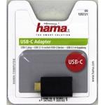 Hama redukcia USB-C 3.1 typ C vidlica - A zásuvka, kompaktná