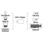 Hama redukcia USB-C 3.1 typ C vidlica - A zásuvka, kompaktná