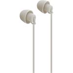 Hama Relax, slúchadlá s mikrofónom, mini štuple, béžové