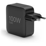 Hama rýchla nabíjačka GaN 2x USB-C, USB-A, PD 100 W, čierna