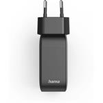 Hama rýchla nabíjačka GaN 2x USB-C, USB-A, PD 100 W, čierna