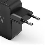 Hama rýchla nabíjačka GaN 2x USB-C, USB-A, PD 100 W, čierna