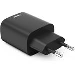 Hama rýchla nabíjačka USB-C, USB-A, PD/QC 30 W, čierna