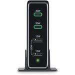 Hama rýchla stolná USB nabíjačka so stojančekom, 2x USB-C PD/QC, 2x USB-A, 60 W