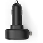 Hama rýchla USB nabíjačka do vozidla, 2x USB-C, PD 30 W, navíjací kábel