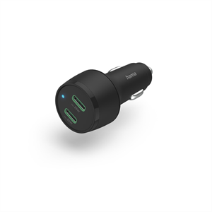 Hama rýchla USB nabíjačka do vozidla, 2x USB-C PD/QC, 45 W