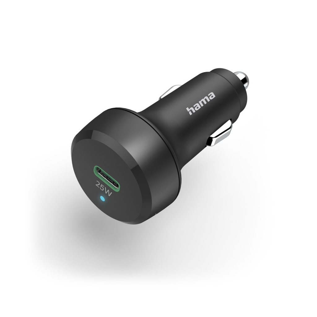 Hama rýchla USB nabíjačka do vozidla, USB-C PD/QC 25 W