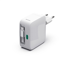 Hama rýchla USB nabíjačka GaN 2x USB-C, PD 30 W, navíjací kábel