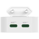 Hama rýchla USB nabíjačka GaN, 2x USB-C PD/QC 40 W, skladacia