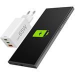 Hama rýchla USB nabíjačka GaN 2x USB-C + USB-A, PD/QC, 65 W