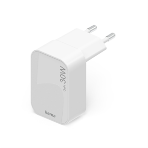 Hama rýchla USB nabíjačka GaN, USB-C PD/QC 30 W, skladacia