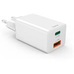 Hama rýchla USB nabíjačka GaN USB-C + USB-A, PD/QC, 45 W