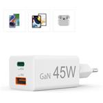 Hama rýchla USB nabíjačka GaN USB-C + USB-A, PD/QC, 45 W