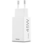Hama rýchla USB nabíjačka GaN USB-C + USB-A, PD/QC, 45 W