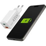 Hama rýchla USB nabíjačka GaN USB-C + USB-A, PD/QC, 45 W