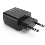 Hama rýchla USB nabíjačka USB-C PD 20 W, čierna