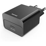 Hama rýchla USB nabíjačka USB-C PD 20 W, čierna