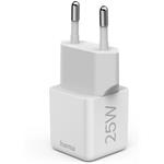 Hama rýchla USB nabíjačka, USB-C PD/QC 25 W, super-mini