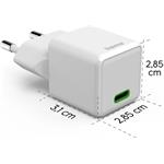Hama rýchla USB nabíjačka, USB-C PD/QC 30 W, super-mini
