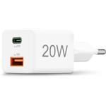 Hama rýchla USB nabíjačka USB-C + USB-A, PD/QC, 20 W