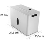 Hama Safe X40-W, skartovačka, biela