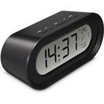 Hama Samos, digitálny budík, zobrazenie teploty, dátumu, čierny