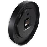 Hama Santorini, nástenné hodiny, 30 cm, tichý chod, teplomer/vlhkomer, čierne