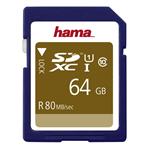 Hama SDXC 64 GB Class 10, UHS-I 80 MB/s, pamäťová karta