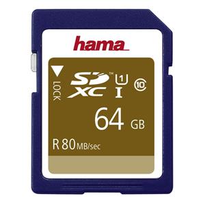 Hama SDXC 64 GB Class 10, UHS-I 80 MB/s, pamäťová karta
