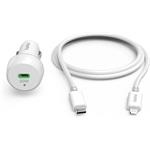 Hama set: rýchla USB nabíjačka do vozidla USB-C PD 20 W + kábel USB-C Lightning 1 m