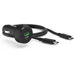 Hama set: rýchla USB nabíjačka do vozidla USB-C PD/QC 25 W + kábel USB C-C 1 m