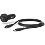 Hama set: rýchla USB nabíjačka do vozidla USB-C PD/QC 25 W + kábel USB C-C 1 m